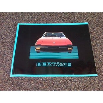 BERTONE 1986 Sales Brochure